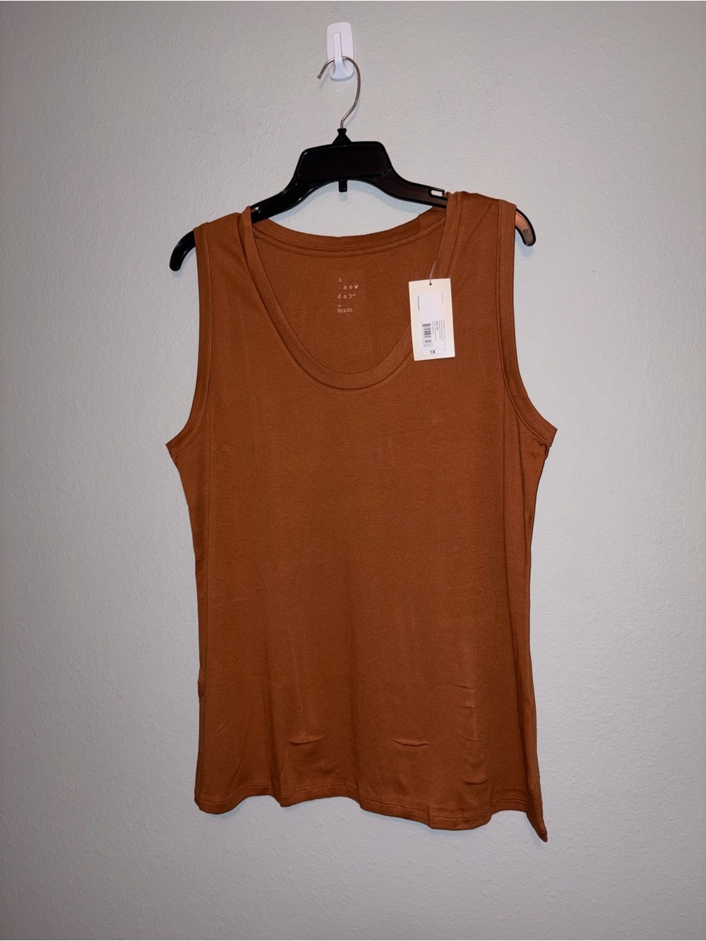 A New Day Scoop Neck Tank Top Size 1X